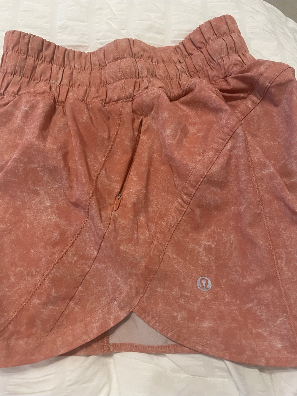 lululemon athletica women's athletic shorts in faded coral